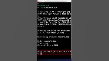Malware Minute - Cracking Malicious Zip Files #malwareanalysis #dfir #passwordcracking #socanalyst