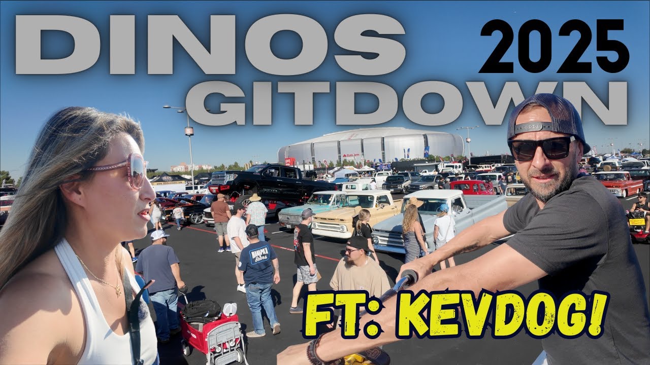 DINOS GITDOWN WITH KEVDOG 2025 BIGGEST CHEVY CAR AND TRUCK SHOW - YouTube