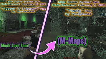 WAW Custom Zombies Solo▐ "Museum V1 & Musty" Map Completed