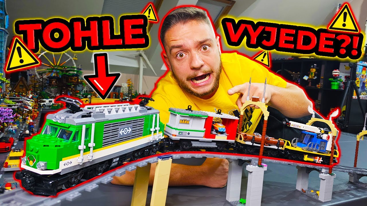 LEGO MĚSTO #49 - STAVÍM NEBEZPEČNÝ VLAKOVÝ OKRUH...⚠️ (EXTRÉM)