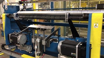 Heavy Duty coreless winder cycling with out film