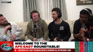 🚨 AFC East Roundtable Day Before The NFL Draft ALL NEWS From Pittsburgh