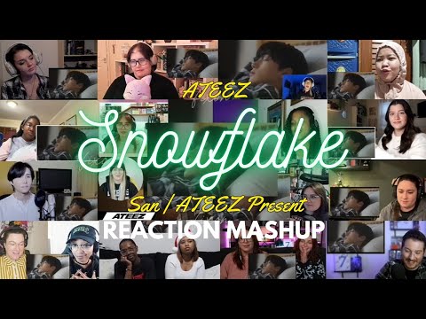 ATEEZ (μμ΄ν°μ¦) San - 'Snowflake' | ATEEZ Present REACTION MASHUP