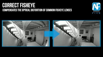 Correct Fisheye: Compensate the Optical Distortion of Fisheye Lenses in Amped FIVE