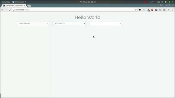 Dependent Dropdown With Laravel and VueJS