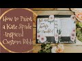 How to Paint a Custom Kate Spade - Inspired Bible