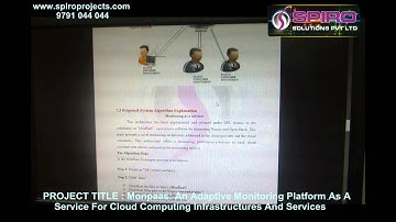 Monpaas An Adaptive Monitoring Platform As A Service For Cloud Computing Infrastructures And Service