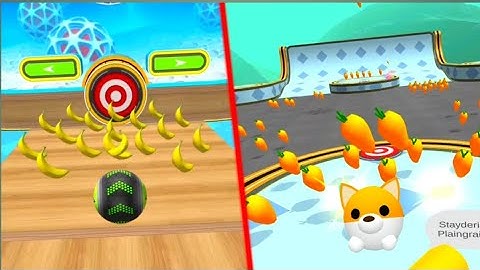 Banana Run  🍌vs  Carrot Run 🥕 Speed Run , IOS Android  Gameplay Walkthrough🔋 New Update