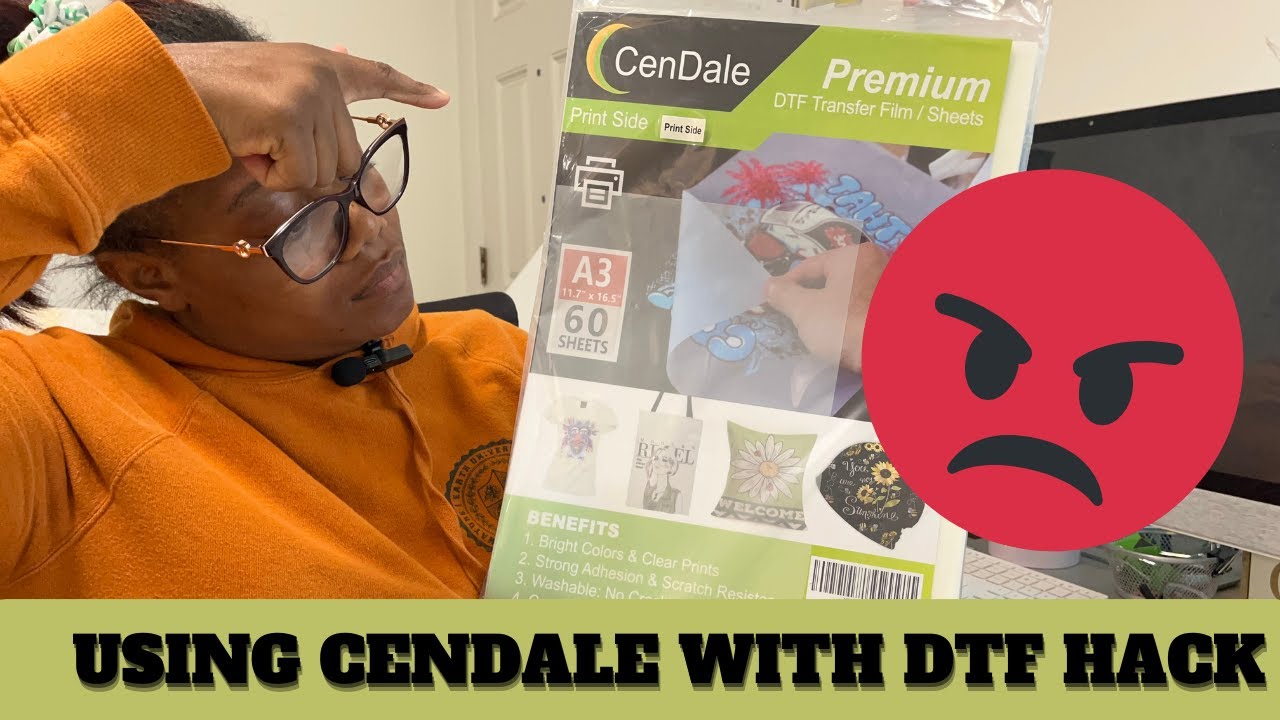 I Tried the DTF Hack with CenDale DTF Transfer Film (Come see what  happened) 