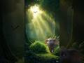 A scared little elephant discovers true bravery in the rain | Emotional Animal Story #shorts