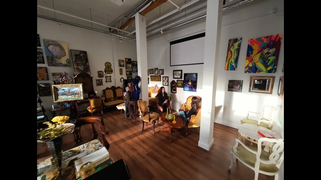 Inside FaceClock | FPV Drone Art Gallery Fly-Through