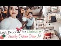 DECORATE WITH US FOR CHRISTMAS | OUR HOLIDAY HOME TOUR | FARMHOUSE + TRADITIONAL THEMES!