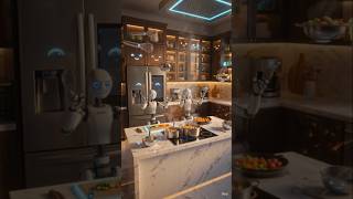 Title:😱 Future Smart Kitchen Comes Alive | Luxury :#AIAnimation #SmartKitchen #FutureKitchen #nature