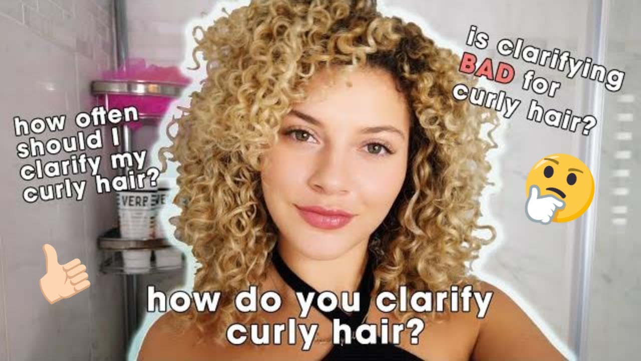 HOW TO CLARIFY CURLY HAIR (MY WASH DAY ROUTINE + VERB RESET FIRST IMPRESSIONS) - YouTube
