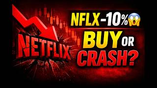 Netflix Stock CRASHED 10%… Buy the Dip or Stay Away? (NFLX Trading Plan)