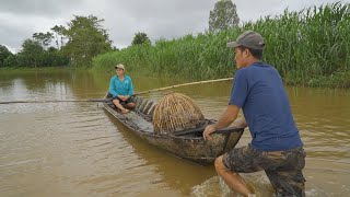 Đẩy Côn Bắt Cá Đồng Mùa Nước Nổi Miền Tây (Video Re-up) | Nét Quê #149