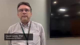 IDT8001 - Dr. David Lewis