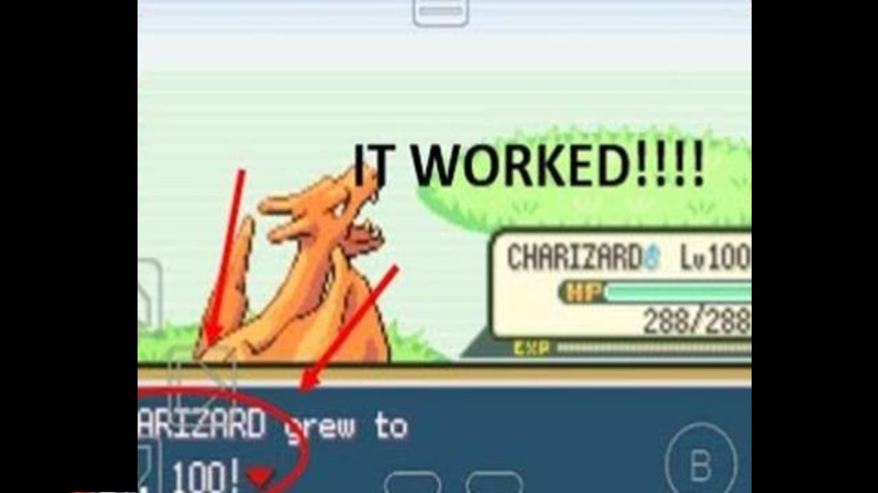 Pokemon Fire Red cheats 