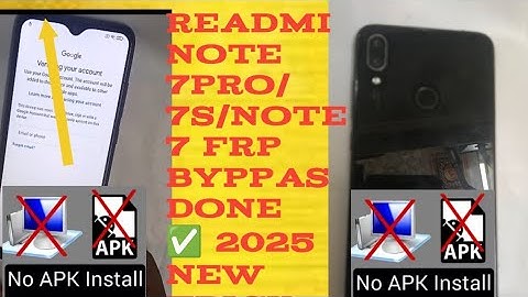 Redmi Note 7 / Note 7 Pro / Note 7S FRP Bypass | Without PC | New Trick 2025 | Google Account Unlock