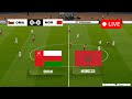 🔴LIVE :  Morocco vs Oman – Arab Cup 2025 | PES 21 Full Match Simulation