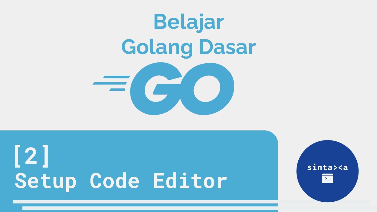 02 Setup Code Editor | Belajar Golang Dasar - YouTube