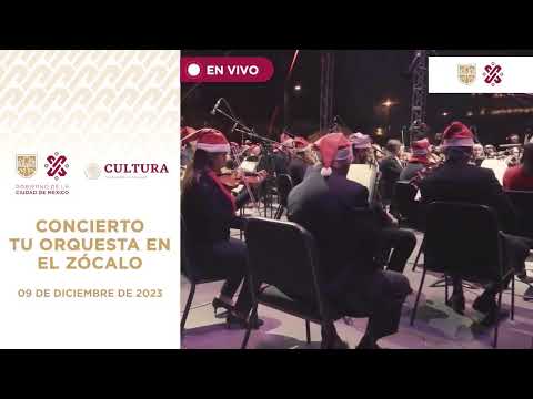 Inicio del concierto “Tu Orquesta en el Zócalo”