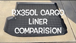 2018-2022 RX 350L: LEXUS OEM VS WEATHERTECH CARGO Mat/Liner Comparison Review