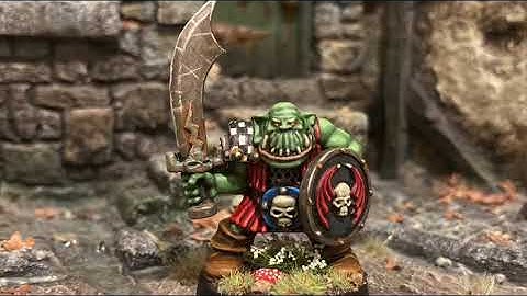 Warhammer Fantasy Battle - Orc and  Goblin Miniatures Showcase