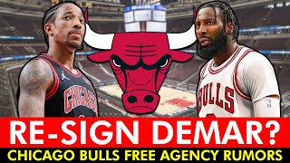 Chicago Bulls Rumors: Re-Sign DeMar DeRozan, Patrick Williams & Andre Drummond?