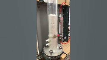 Bubbling in a Fluidized Bed in SlowMo