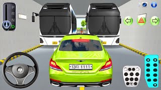 New Electric Bus Stuck in Apartment Parking - 3D Driving Class - Car Game - 3D Driving Class 2026 screenshot 3