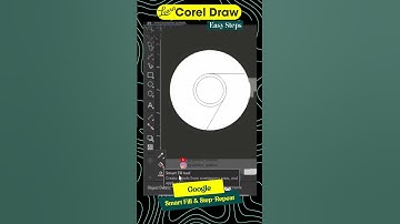 Coreldraw Tips :Use Repeat and Smart Fill Tool ✅#graphicsdesign #coreldesign #coreltutorial #chrome