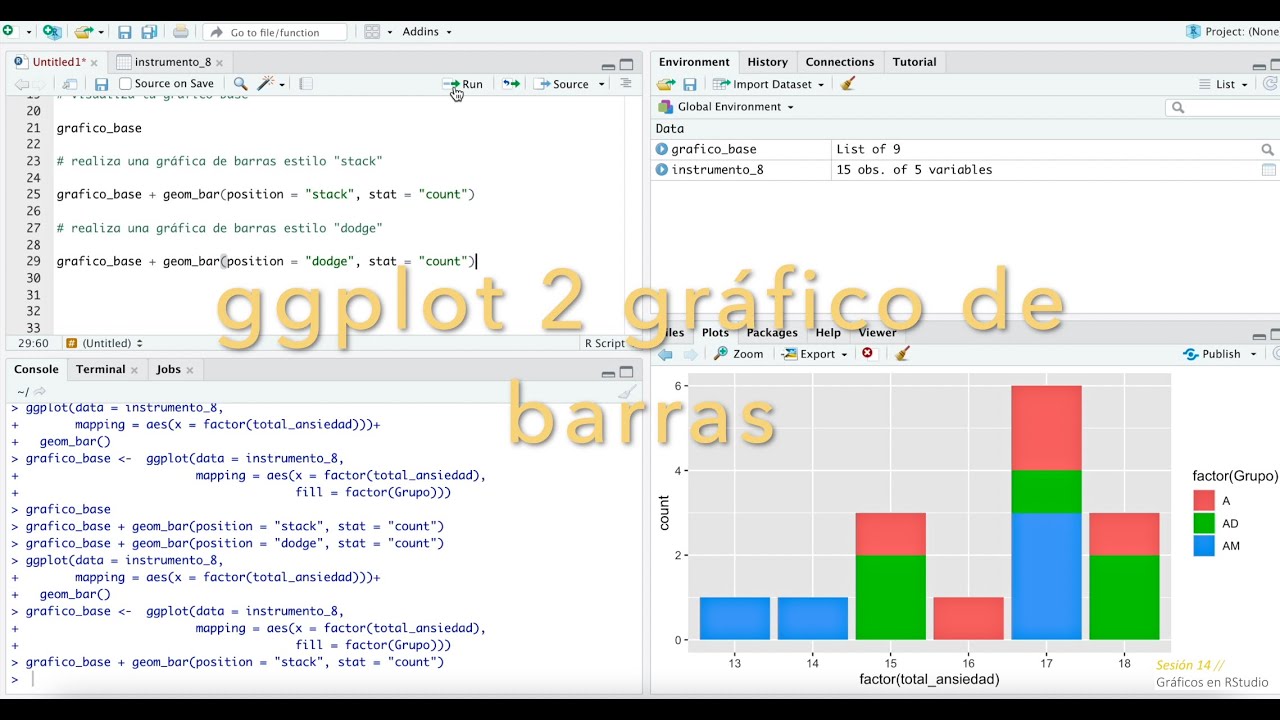 Crear Graficos De Barra Con Ggplot2 Rstudio Youtube Images Porn Sex