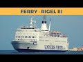 Arrival of ferry rigel iii bari ventouris ferries