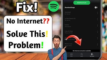 How to Fix Spotify no Internet Connection  Available  Error on Iphone||Solve Spotify Network Issues