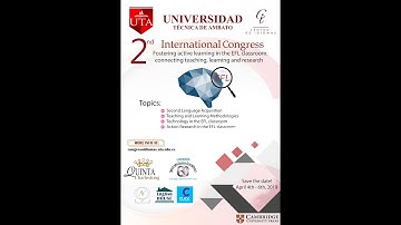 Rod Ellis at Universidad Tecnica de Ambato