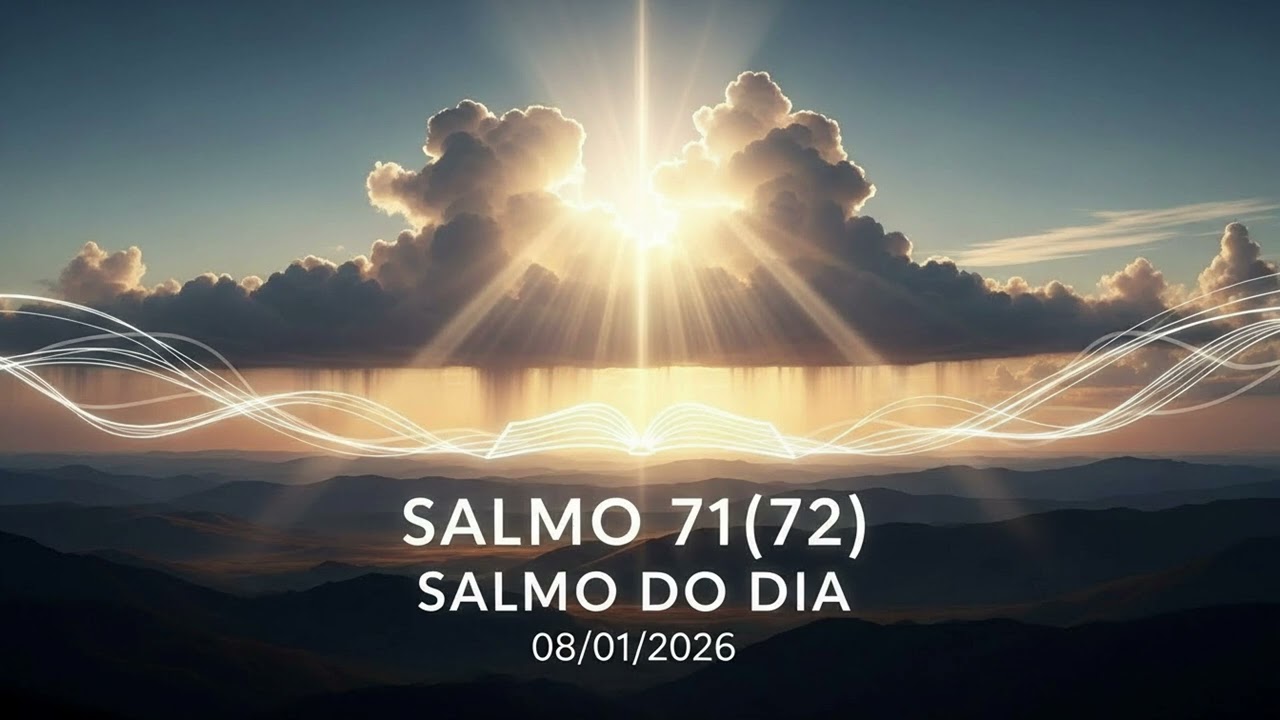 SALMO DIA 08/01/2026 - SALMO 71(72) - Canto Gregoriano!