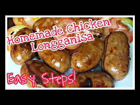 HOW TO MAKE HOMEMADE CHICKEN LONGGANISA