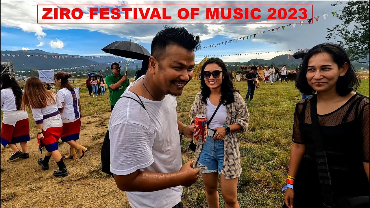 Interaction With Beautiful Girls at Ziro Festival of Music 2023, Arunachal Pradesh