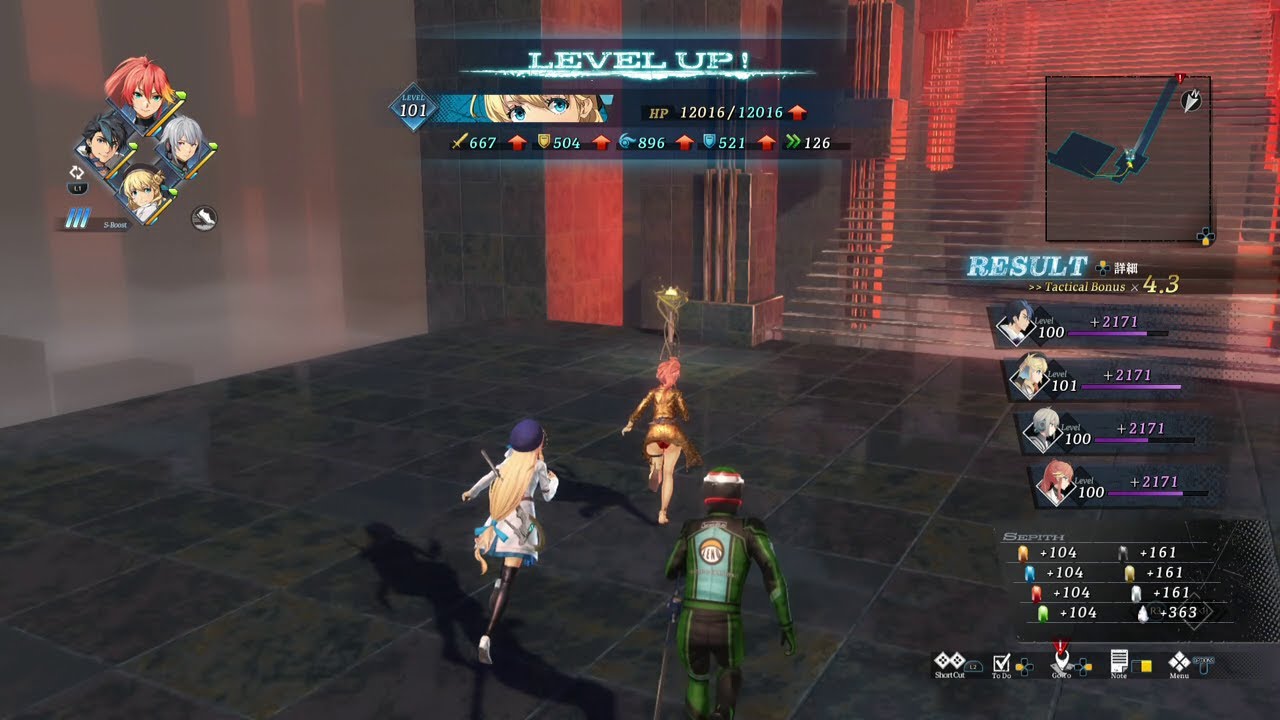PS4 The Legend of Heroes: Kuro no Kiseki II - Fastest Pre-Clear XP