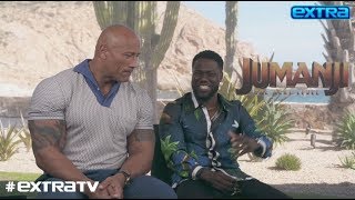LOL! See The Rock Give Kevin Hart a Hard Time, Plus: Kevin’s Outlook After the Accident