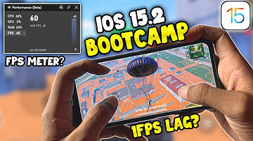 IPHONE XR iOS 15.2 BGMI/PUBG BOOTCAMP TEST WITH FPS METER🔥| IPHONE XR 1FPS LAG FIXED? | FPS TEST