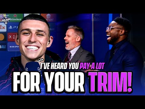 Phil Foden surprises Micah Richards & reflects on his form (and haircut) | UCL Today | CBS Sports