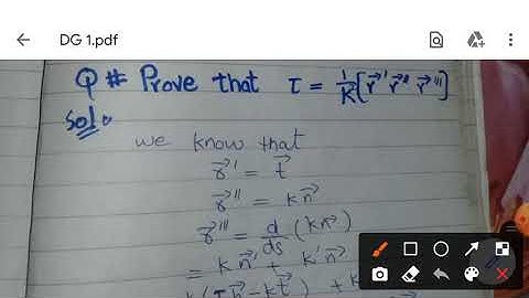 Relation between Torsion and Curvature| Differential Geometry| Math kitchen Recipes