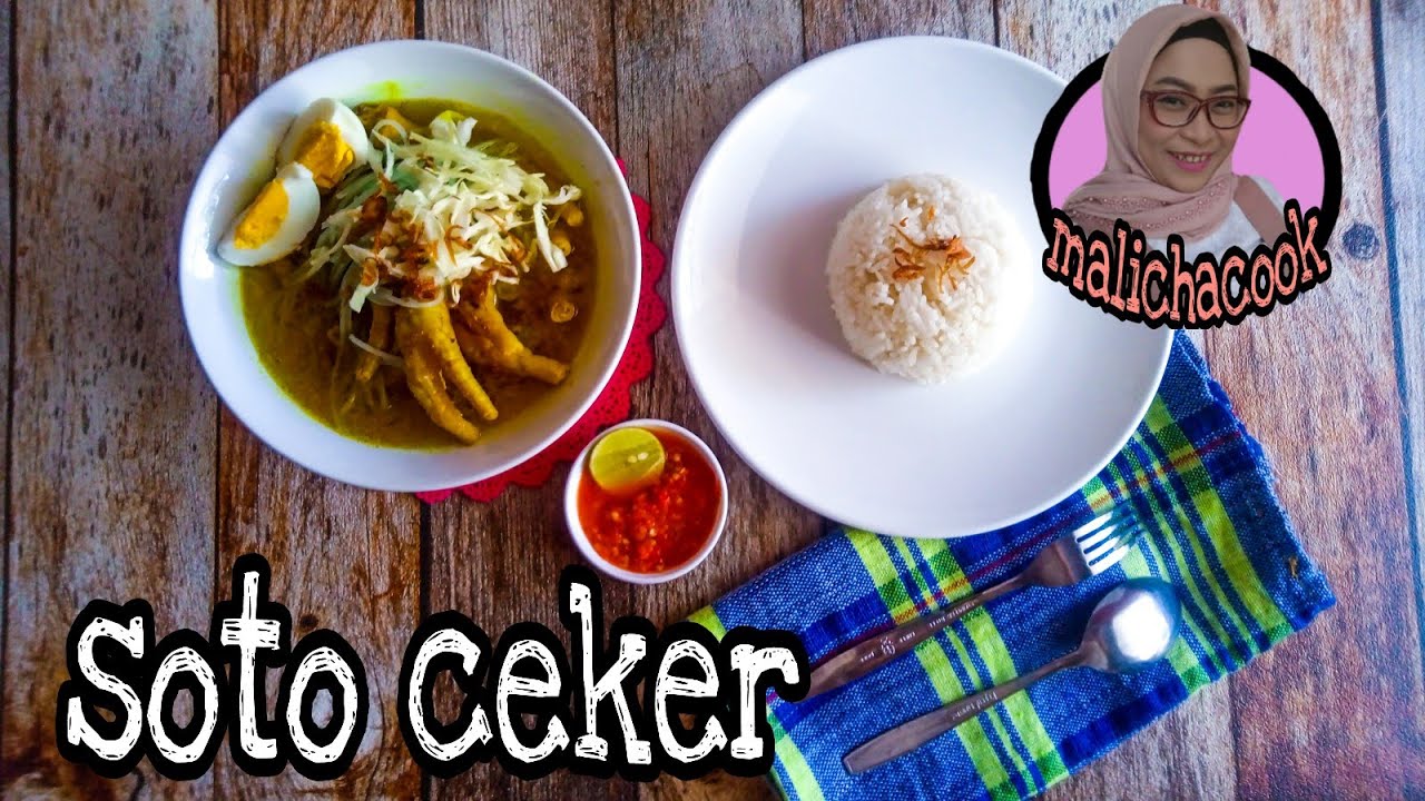 Resep Soto Ceker Ayam Kuah Bening enak YouTube