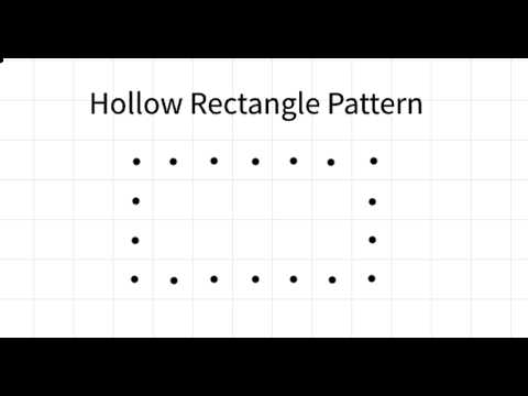 Hollow Rectangle Pattern