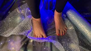 ASMR | Feet and a Lot of Bubble Wrap