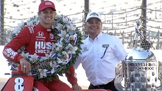 WRTV Trackside: Coaching the winner Indianapolis Man Coaches Winning Driver To Finish Line At Indy 500