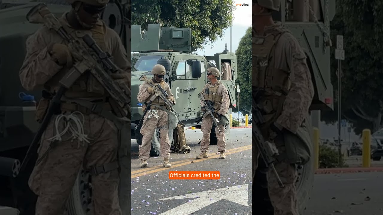 Pentagon Withdraws 700 Marines From Los Angeles Amid Improving Security