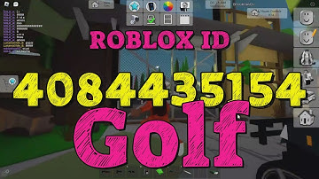 GOLF Roblox Song Codes
